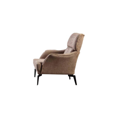 Modern Beige Armchair Living room 1-Seater Luxury Upholstery Seat Furniture new