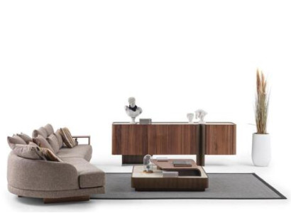 Living room Robust Suite Designer 4-Seater Sideboard Coffee table 3-piece