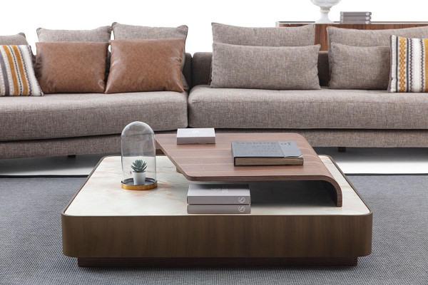 Living room Robust Suite Designer 4-Seater Sideboard Coffee table 3-piece