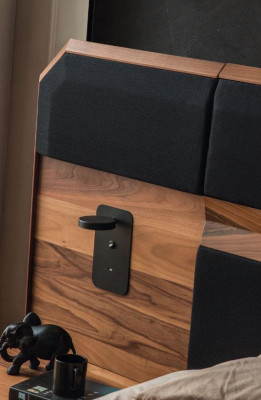 Unique Bedroom Furniture Bed frame Luxury Bedside tables Console