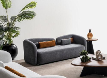 Living room Sofa 3 Seater Designer Couch Upholstery Sofas Fabric Textile new