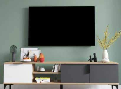 Lowboard TV cabinet TV stand modern design rectangular wood material luxury design