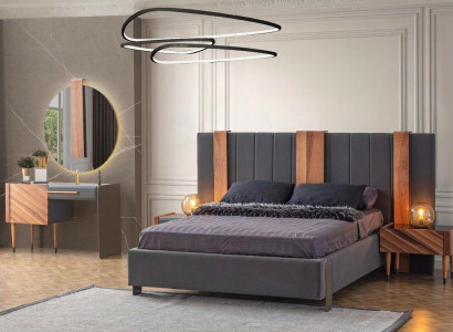 Modern Bedroom Set Luxury Wardrobe Double bed Noble Suite