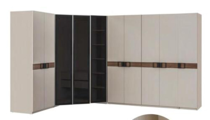 Modern White Corner Cabinet Designer Shelf Cabinet Wooden Cabinet Luxury Furniture