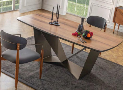 exclusive s Dining room set stylish dining table 4x textile chairs 5 pieces new