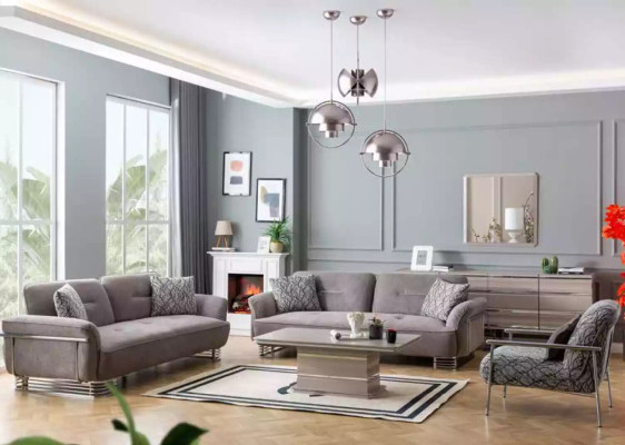 Sofa set 3+3+1 Seater Living room Set Modern Set new Luxury Furniture