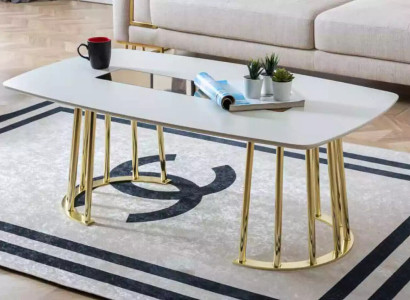 Coffee table White Modern Living room Furniture Table Luxury Design new Luxury