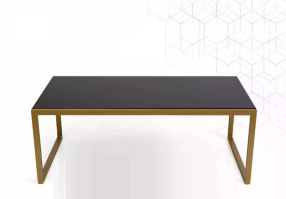 Coffee table Living room table Sofa table Design stainless steel Gold Modern