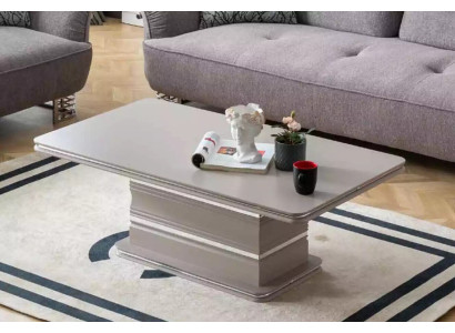 Coffee table new Living room table Side table Sofa table beige Wood