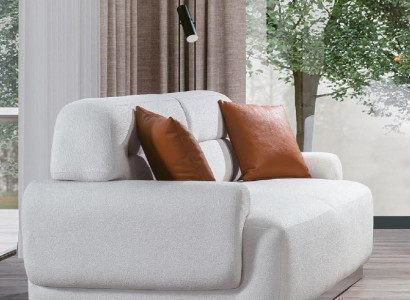 Three Seater Couch Fabric Sofa Couches Furniture Textile 230cm Fabric Couch Sofas