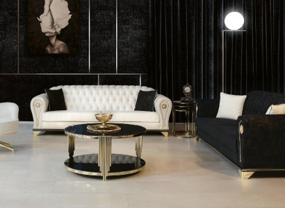 Luxury Chesterfield Sofa set 3+3+1 Couch Sofa Upholstery Furniture Sets