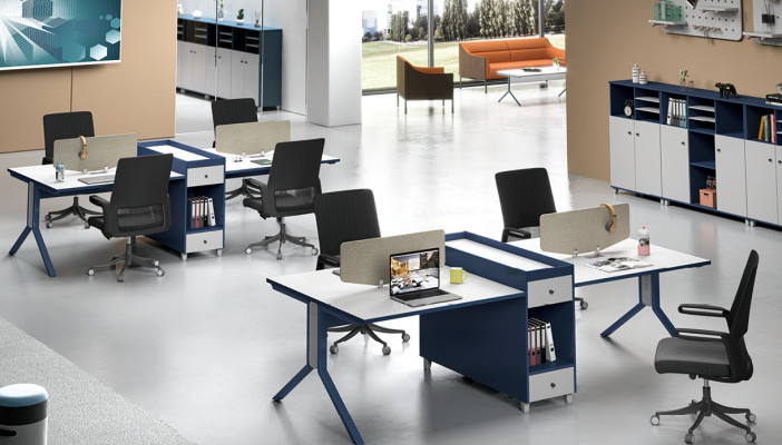 Table Office Furniture Furnishings Tables Call Center 4 Workstations Desk