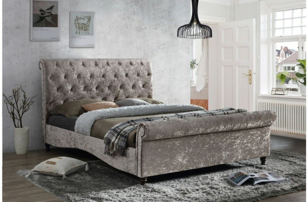 Luxury Chesterfield Buttons Beds Bedroom Design Furniture Bed Double Hotel new