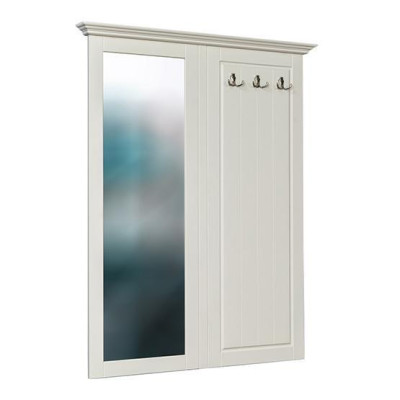 Coat stand Wood Clothes stand Coat rack Hanger Shoe cabinet 2 pieces. set