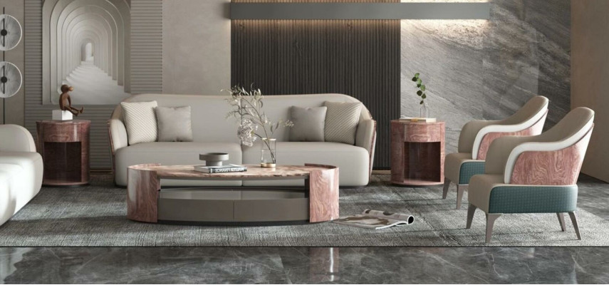 Coffee table Luxury Design Couch Table Coffee Side Tables Living room Round Table