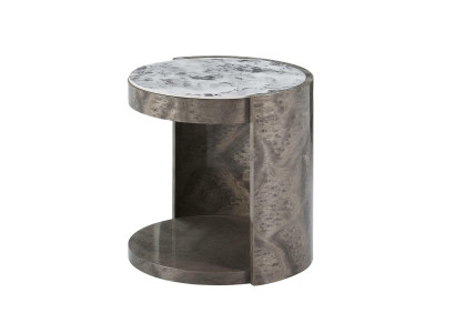 Side table Round Design Table Marble Living room Tables Designer Furniture Wood