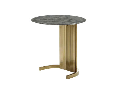 Side table Modern Design Furniture Marble Luxury Gold Creative Living room Table