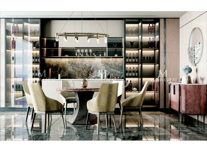 Round Table Marble Top Luxury Round Table Round Tables Dining table 135cm Stone new