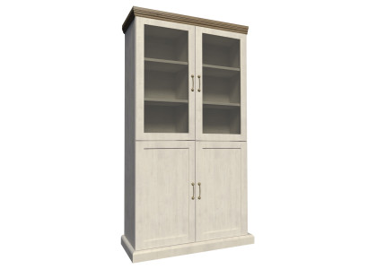 Display case Chests of drawers Showcases Chests of drawers Cabinets Glass Designer Wardrobe Country house xxl