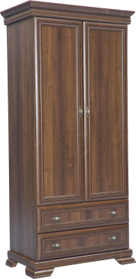Bedroom Wardrobe 2 door Wood closet Wardrobe Clothes cupboards
