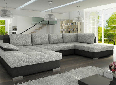 Couch Suite U-shape Big design Living landscape Corner sofa xxl Upholstery Corner