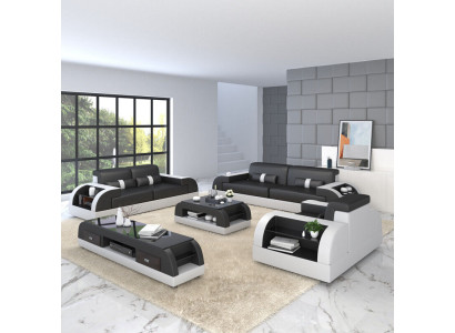 Sofa set 32 ​​Seater Set Sofa Upholstery Couch Leather Upholstery Suite Group