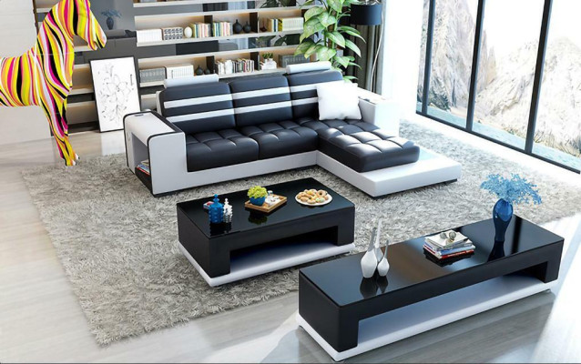 Corner sofa Upholstery Suite Living landscape L-shape Designer Sofa Couch Corner sofa Luxury