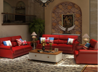 Leather Sofa Couch Living landscape 3+2 Seater Suite Modern Sofa Sets