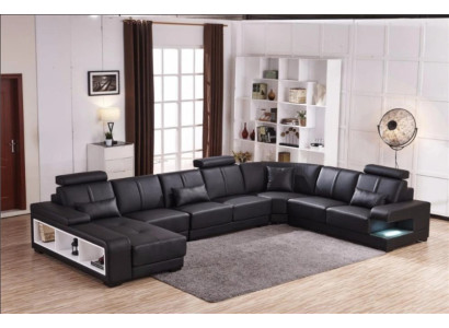 XXL BIG Living landscape U-shape Corner sofa Sofa Couch Upholstery Decoration Suite