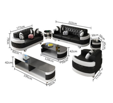 Living room Set Sidebaord Coffee table Side table Table 7 pieces. Complete suite