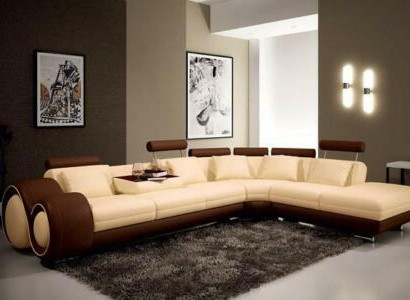 Corner sofa Sofa Couch Upholstery Living landscape Leather Sofas Suite L-shape