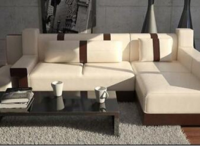 Corner sofa Sofa Couch Decoration Upholstery Living landscape Leather Corner Sofas Suite