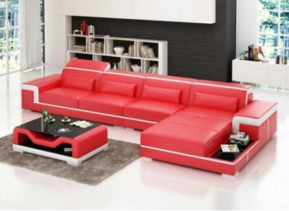 Corner sofa L-shape leather sofa couch corner sofa corner upholstery seat suite