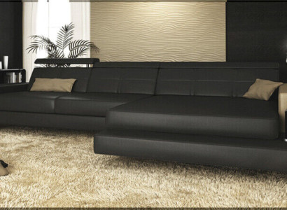 Suite Designer Sofa Couch Corner sofa with Stool Living landscape Upholstery