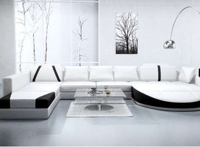 Living landscape Couch Corner suite U-shape Sofa Corner sofa Corner sofa Suite