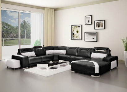Living landscape U-shape Sofa Corner suite Corner sofa Corner sofa Couch Suite