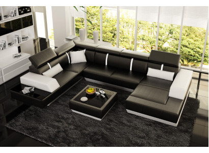 Sofa Living landscape U-shape Corner sofa Couch Suite Upholstery U-shape