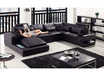 Sofa Living landscape U-shape Corner sofa Couch Suite Upholstery Corner sofa new