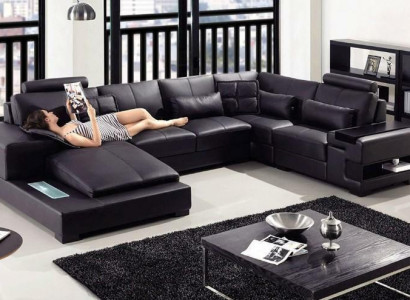 Sofa Living landscape U-shape Corner sofa Couch Suite Upholstery Corner sofa new