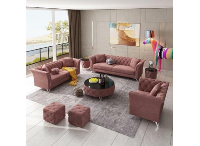 Sofa set 3+2+1 Seater Fabric Couches Upholstery Suite Sofas Couch Designer