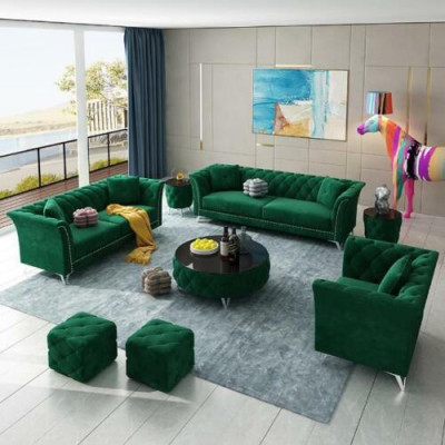 Sofa set 3+2+1 Seater Fabric Couches Upholstery Suite Sofas Couch Designer