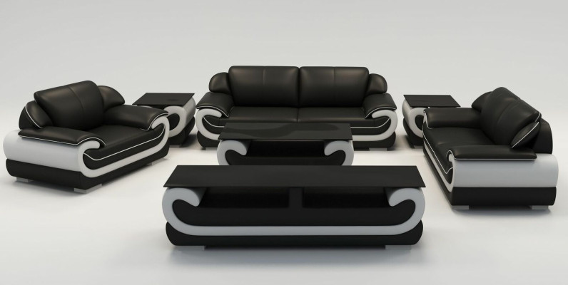 Sofa set 3+2+1 Seater + Stool Set Suite Upholstered Sofa Couch