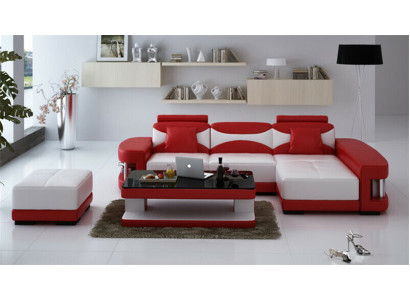 Corner sofa Corner suite Living landscape L-shape Sofa Corner sofa Couch Suite