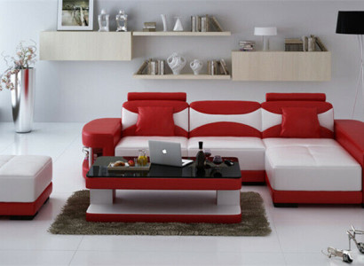 Corner sofa Corner suite Living landscape L-shape Sofa Corner sofa Couch Suite