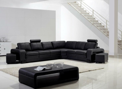 Sofa Set Seating Area Upholstery Suite Living landscape Corner sofa Stool