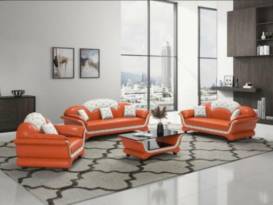 Complete Set Sofa set 321 Seat Coffee table Designer Living landscape 4-piece. new