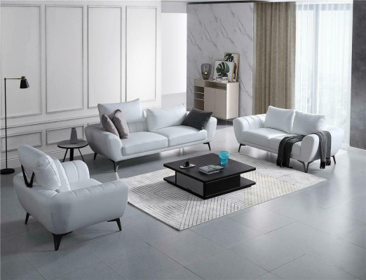 Leather sofa Couch Living landscape 3+2+1 Seater Sofa Suite Design new