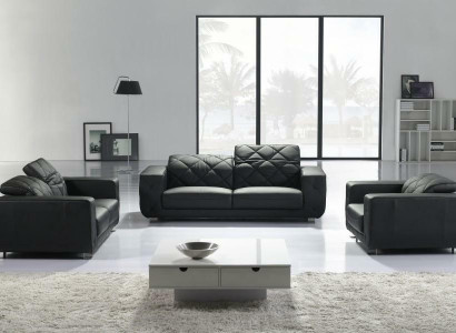 Leather sofa sofa set 3+2+1 seater set suite decorative upholstered sofa couch