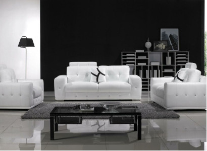 Leather sofa Couches Sofa set Sofa Seater Set Sofas Upholstery Couch 3-piece Armchair