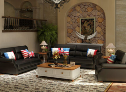 Sofa set 3+1+1 Upholstery Designer Sofas Suite Couch Sofa Sets